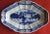 Blue 18th Century Chinese Style English Worcester Caughley Blue & White Porcelain Dessert Dish For Sale - Image 8 of 11