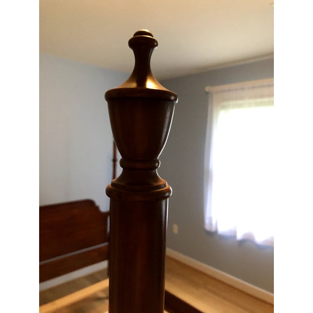 Brown Henkel Harris Full/Double Bed in Black Cherry For Sale - Image 8 of 9