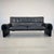 Dimensions: H 33” x W 77” x D 30” x SH 16” Dark blue leather DS 2011 two-seater sofa from De Sede with removable armrest...