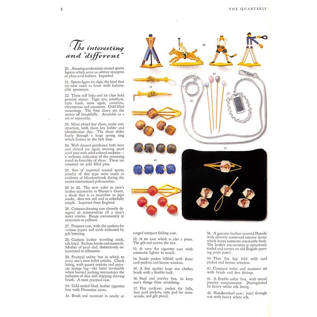 The Gentleman's Quarterly the Christmas-Giving Number 1930 Catalog For Sale - Image 10 of 17