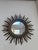 Charming little sun mirror made of metal Diameter: 13.5 cm or 30 cm Good condition
