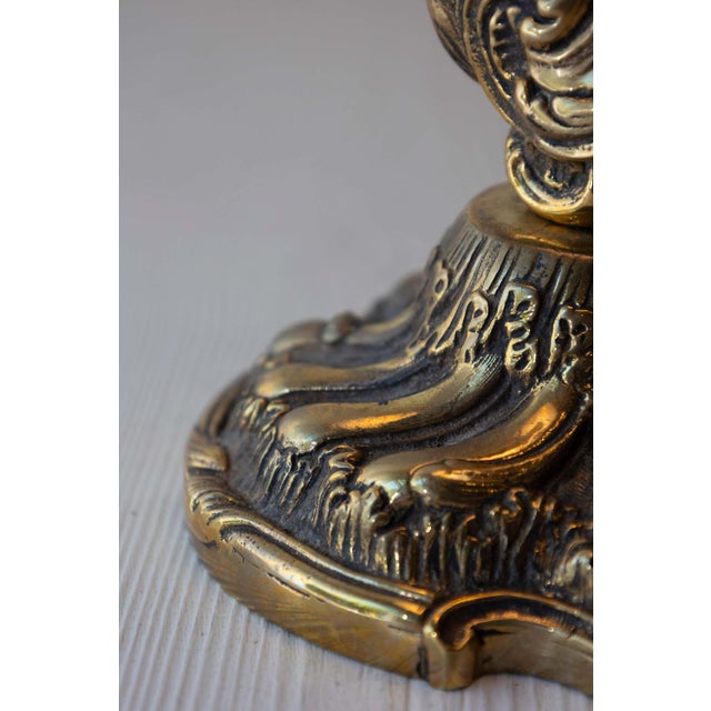 Gold 20th Century French Lamp For Sale - Image 8 of 9