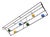 Wall Coat Rack in Steel Frame with Colored Balls in the style of Roger Feraud, 1950s For Sale
