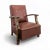 Vintage Faux Leather Armchair, 1950s For Sale