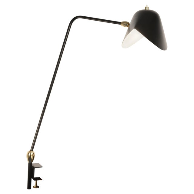 Metal Agrafed with 2 Swivels by Serge Mouille For Sale - Image 7 of 7