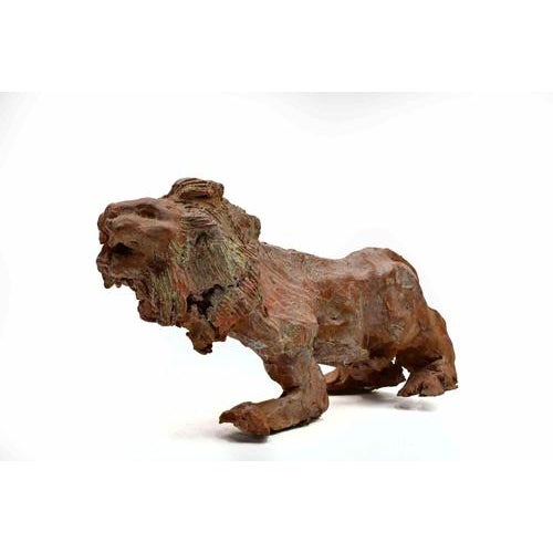 1960s Sirio Pellegrini, Lion, 1960s, Terracotta For Sale - Image 5 of 5