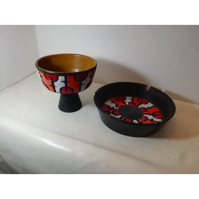Ceramic Set from Bitossi, Italy, 1960s, Set of 2 For Sale - Image 9 of 13