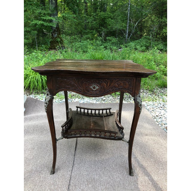 Antique English Queen Anne Walnut Table For Sale - Image 10 of 10