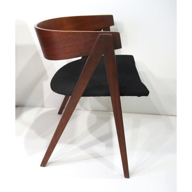 Mid 20th Century Arne Vodder Styled Mid Century Desk With Allan Gould Chair For Sale - Image 5 of 12