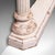 White Antique Corinthian Console Table, English Pine, Marble, Hallway Stand, Victorian For Sale - Image 8 of 9