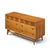 Brown Broyhill Brasilia Mid Century Walnut and Brass 6-Drawer Lowboy Dresser For Sale - Image 8 of 9