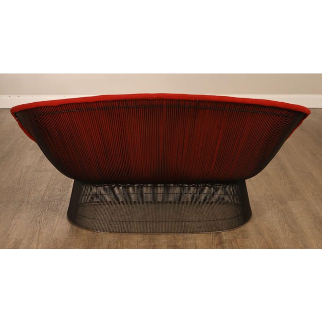 Warren Platner For Knoll Wire Frame Settee For Sale - Image 15 of 17