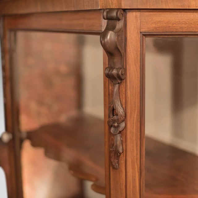 Early 19th Century C. 1820 Regency Glazed Display Cabinet For Sale - Image 5 of 11