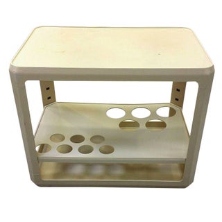 1960s Kartell Rolling Bar Cart by Alberto Rosselli For Sale