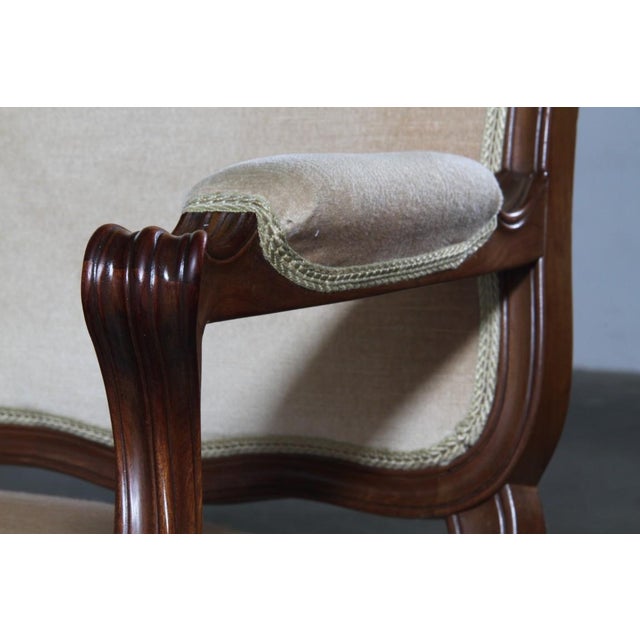 Antique Danish Louis XV Lounge Chairs, 18th Century, Set of 2 For Sale - Image 16 of 18