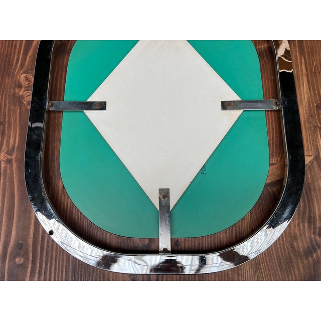 Bauhaus Mirror in Chrome Steel, 1950s For Sale - Image 14 of 17