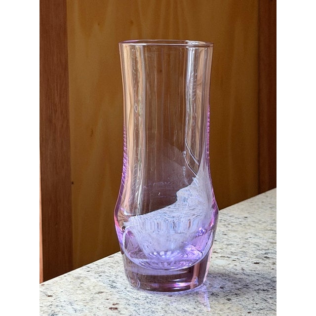 Mid-Century Neodymium Alexandrite Glass Highball Tumblers Set of 6, 1970, Set of 6 For Sale - Image 13 of 13
