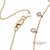 Gold 14k(585) Yellow & White Gold Natural Diamond Graduated Drop Necklace For Sale - Image 8 of 12