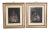 Indian Painted Leaves in Frames, 1970s, Set of 2 For Sale
