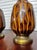 Metal Pair of Mid Century Modern Drip Glaze Table Lamps For Sale - Image 7 of 11