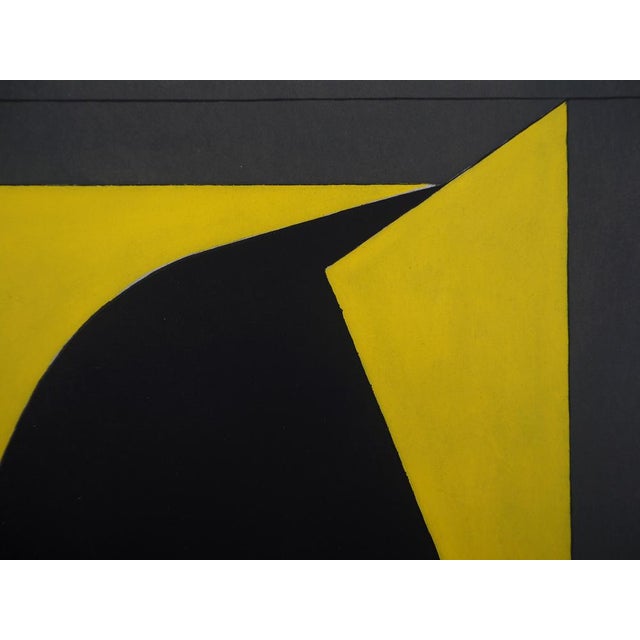 After Victor Vasarely, Geometric Composition, 1958, Lithograph For Sale - Image 3 of 5