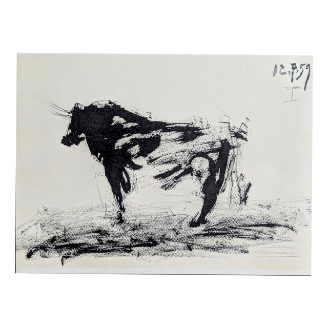 Pablo Picasso, Bull, 1961, Lithograph For Sale
