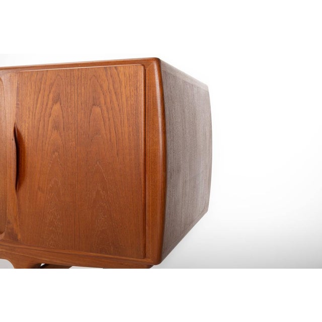 Brown Scandinavian Sideboard by Johannes Andersen for Uldum Møbelfarbik, Denmark, 1960s For Sale - Image 8 of 16
