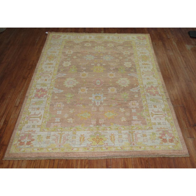 Early 21st Century Zabihi Collection Turkish Oushak Rug - 8'4" x 11'2" For Sale - Image 4 of 10