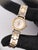Vintage Rolex Precision ladies manual wind watch in two-tone yellow gold and stainless steel, featuring a 22mm round case...