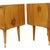 Wood Vintage Rockabilly Nightstands in Light Wood, 1970s, Set of 2 For Sale - Image 7 of 18