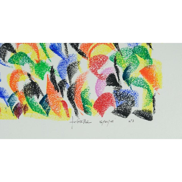 Françoise Galle, Sun Mist, Pastel For Sale - Image 6 of 7