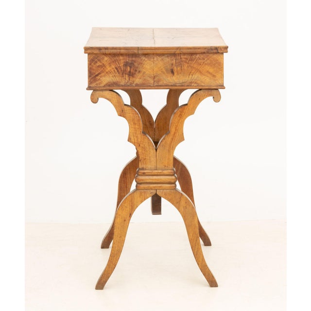 Early 20th Century Louis XV Style Walnut Sewing Table For Sale - Image 5 of 9
