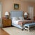 2020s Bunny Williams Home Charlottesville Bench Alpine White with Aegean Upholstery For Sale - Image 5 of 6