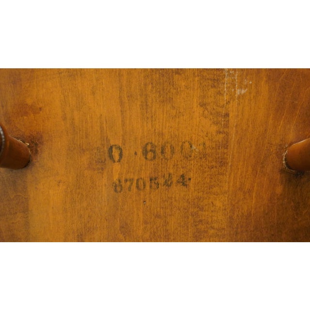 Ethan Allen Solid Hard Rock Maple Colonial Early American Comb Back Dining Chair 10-6001 For Sale - Image 10 of 11