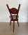 Brutalist Antique Wooden Farmhouse Tripod Chair, 1900s For Sale - Image 3 of 11