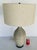 Modern Mushroom Glazed Textured Ceramic Table Lamp For Sale In Atlanta - Image 6 of 6