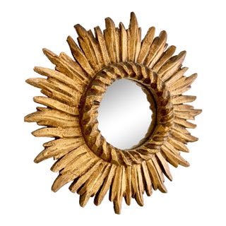 Louis XIV Rope Twist Sunburst Mirror For Sale