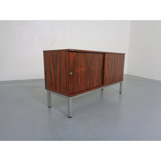 Small Laminated Sideboard in Rosewood Finish from Waiko, Germany, 1970s For Sale - Image 6 of 17