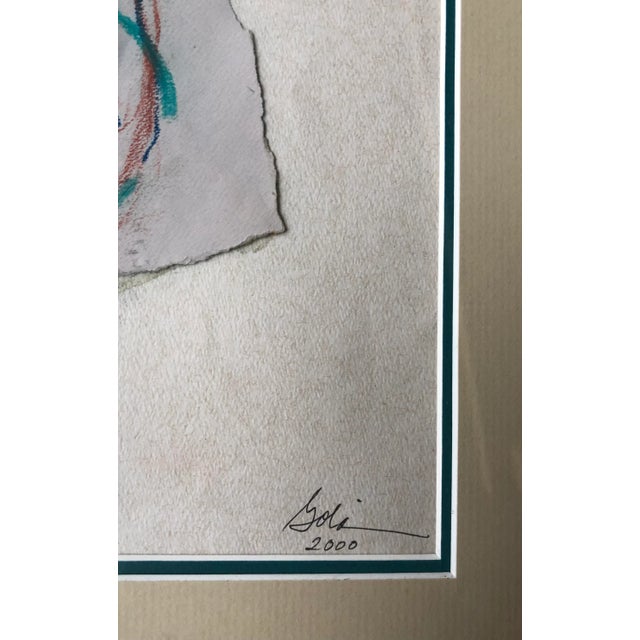 Abstract Nude Pastel Mixed Media Art For Sale In New York - Image 6 of 9