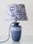 Vintage Blue and White Ceramic Table Lamps, 1970s, Set of 2 For Sale - Image 9 of 18
