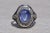 The Lathrop: Star Sapphire and Diamond Ring in Platinum For Sale - Image 4 of 11