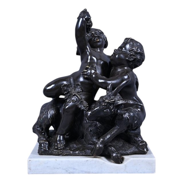 After Clodion, The Childhood of Bacchus, Late 19th Century, Bronze For Sale