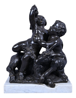 After Clodion, The Childhood of Bacchus, Late 19th Century, Bronze
