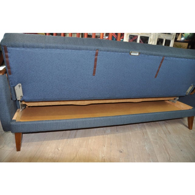 Mid-Century German Convertible Sofa, 1960s For Sale - Image 10 of 18