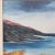 Mountain Lake Landscape Wood Frame Oil Painting For Sale - Image 4 of 8