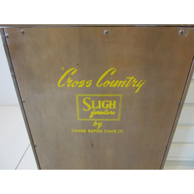 Sligh Mid Century Nightstands for the Cross Country Furniture Collection For Sale - Image 11 of 12