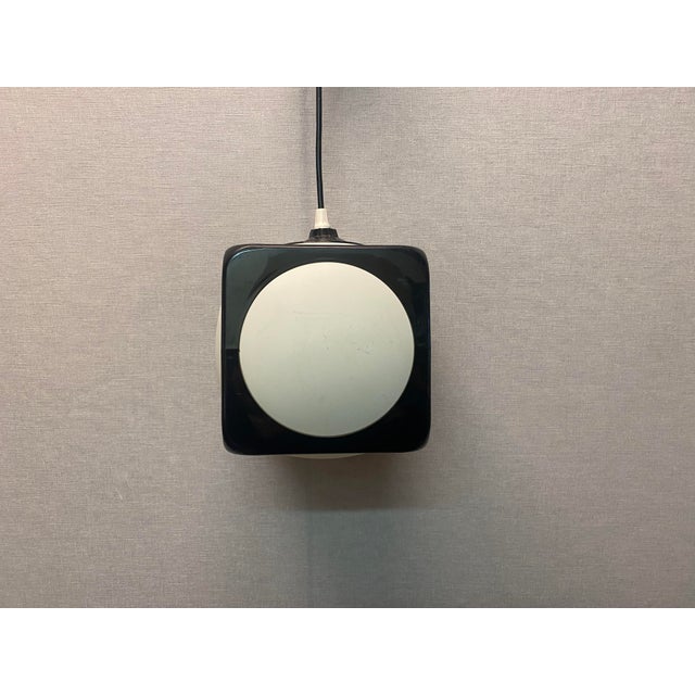 Space Age Dice Ceiling Lamp in Black by Lars Schioler for Hoyrup Lamper, 1970s For Sale - Image 10 of 18