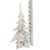 Vintage Lead Crystal Clear Glass Christmas Tree Made in Japan 11" X 7" For Sale - Image 10 of 11