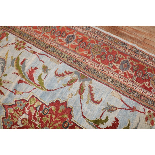 Late 19th Century Late 19th Century Zabihi Collection Sultanabad Rug For Sale - Image 5 of 7