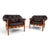 Leather Lounge Sessel by Sven Ellekaer for Coja, 1960, Set of 2 For Sale - Image 4 of 13